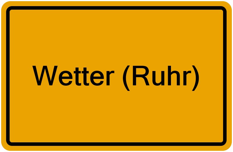 Handelsregister Wetter (Ruhr)